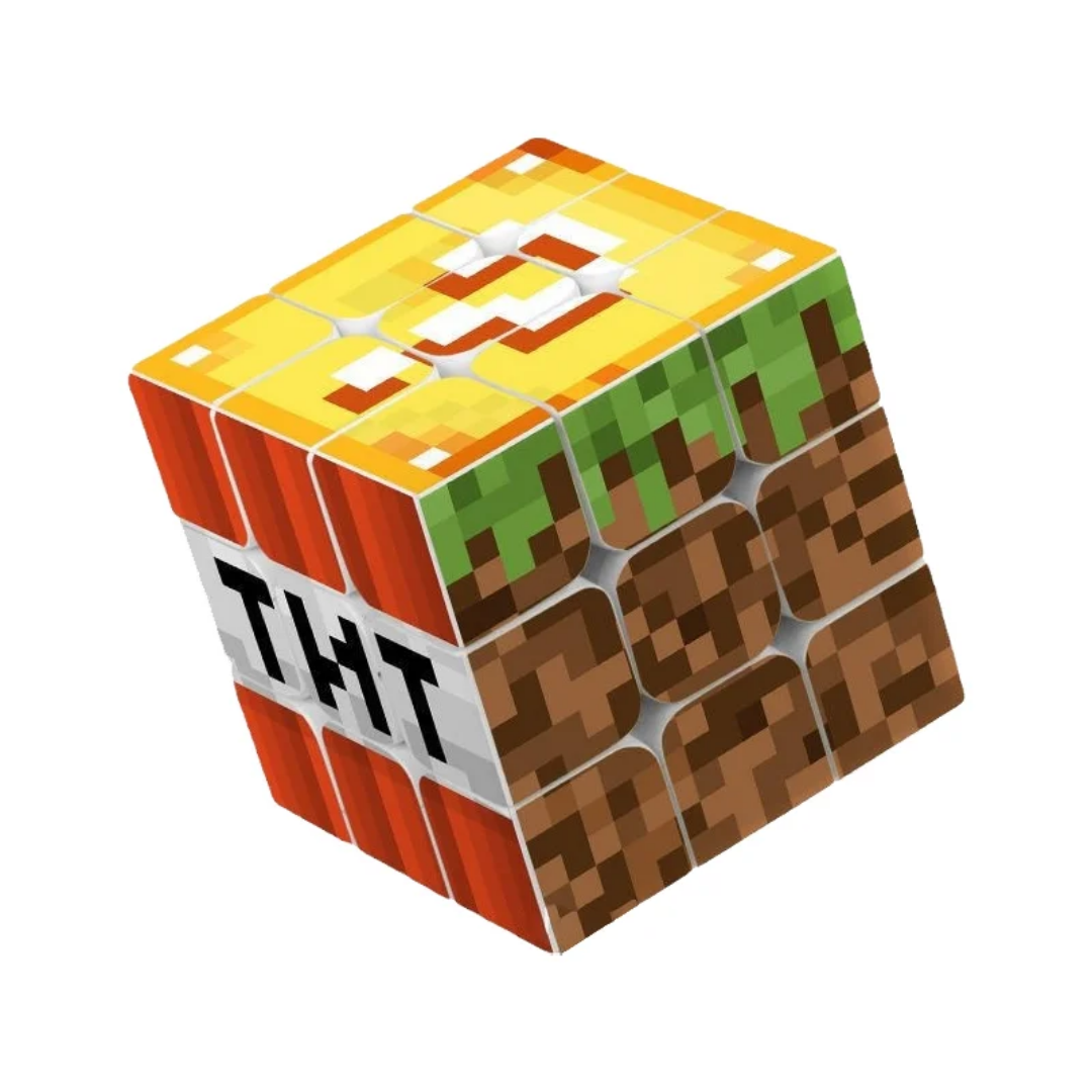 Minecraft Temalı Zeka Küpü (Rubik Küp) – TNT, Lucky Block ve Daha Fazlası!