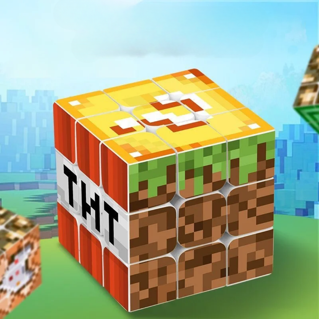 Minecraft Temalı Zeka Küpü (Rubik Küp) – TNT, Lucky Block ve Daha Fazlası!