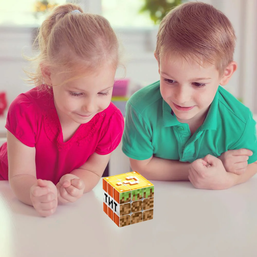 Minecraft Temalı Zeka Küpü (Rubik Küp) – TNT, Lucky Block ve Daha Fazlası!