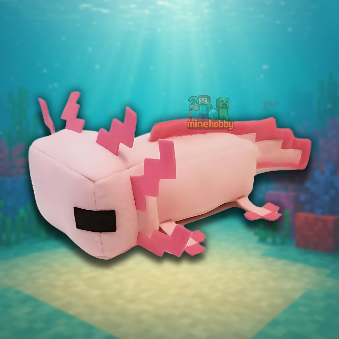 Minecraft Peluşları - Aksolotl (Pembe)