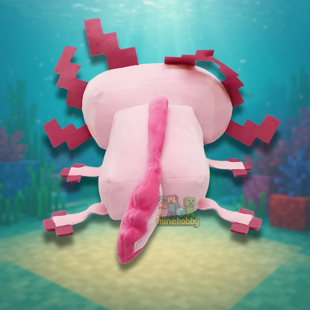 Minecraft Peluşları - Aksolotl (Pembe)