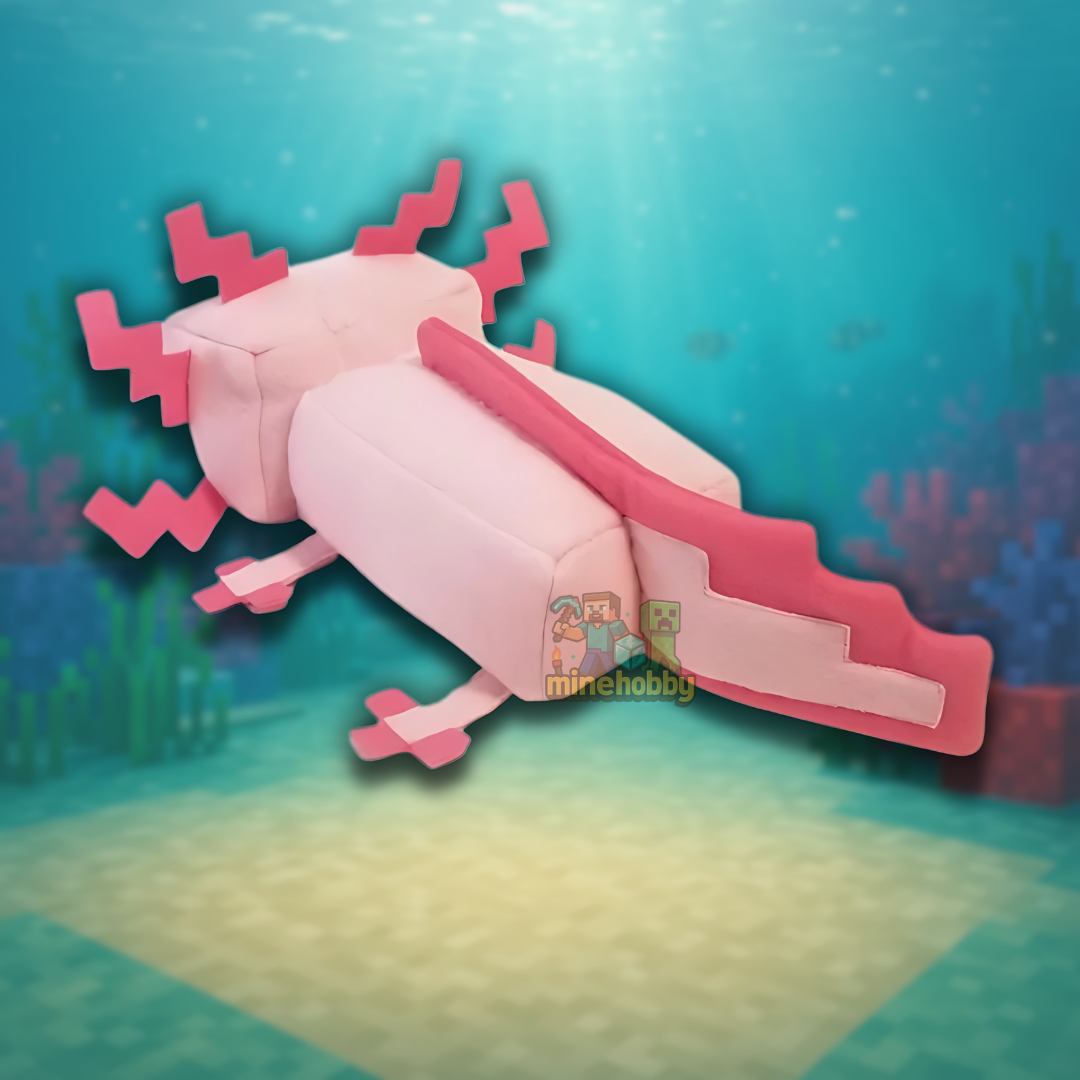 Minecraft Peluşları - Aksolotl (Pembe)