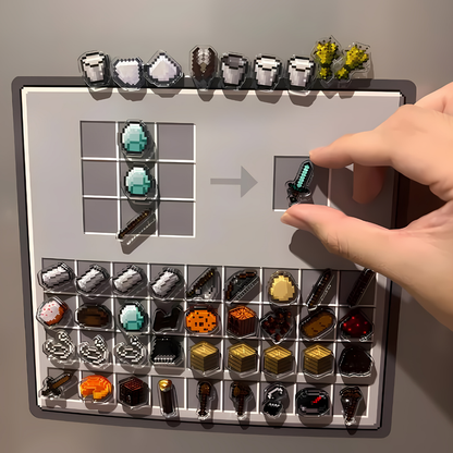 Minecraft Eşyalı Crafting Table Magnet